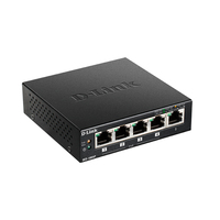 Коммутатор D-Link DES-1005P/B1A, черный