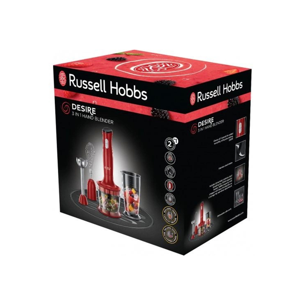 Блендер погружной Russell Hobbs 24700-56, красный