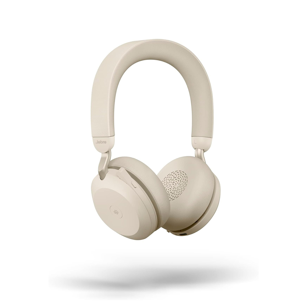 Беспроводная гарнитура Jabra Evolve2 75 Link380a MS Stereo Beige USB-A, бежевая