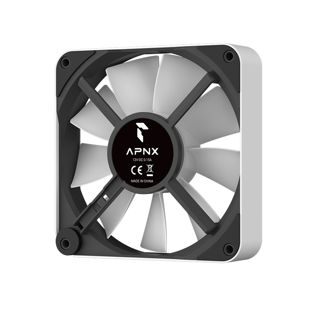 Вентилятор AeroCool APNX FP2-120 WH, черно-белый