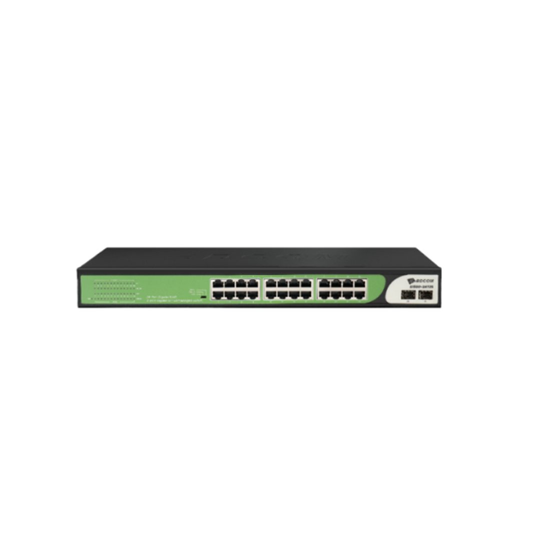 Коммутатор Bdcom S1500-24T2S, черный