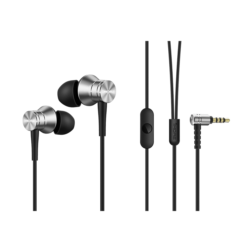 Наушники 1MORE Piston Fit In-Ear Headphones E1009, серебристые