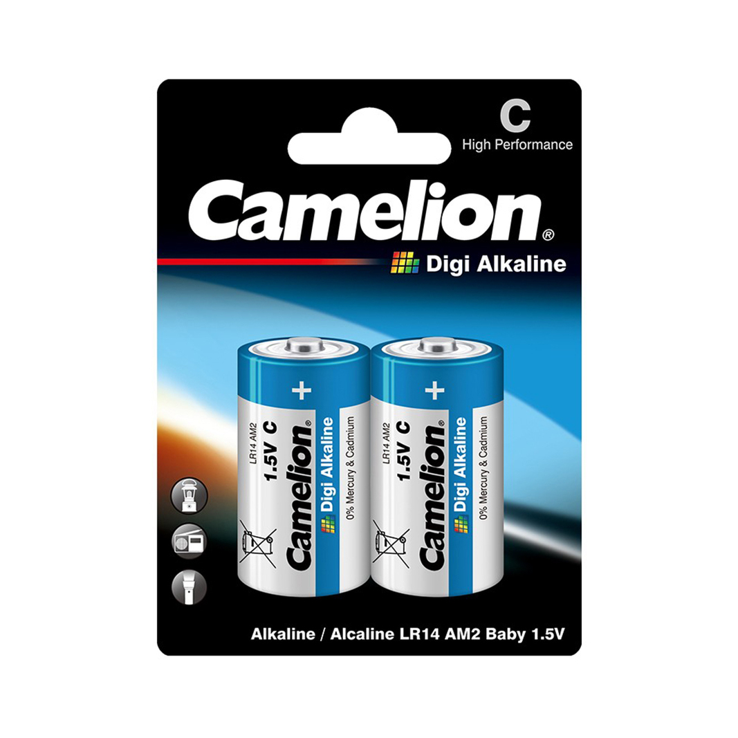 Батарейка Camelion Digi Alkaline LR14-BP2DG, 2 шт
