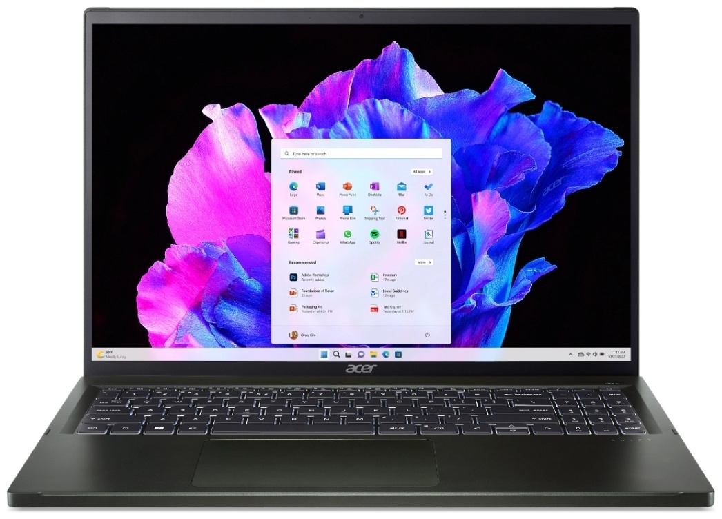 Ноутбук Acer Swift Edge SFE16-43 (NX.KKZER.001) 16\" AMD Ryzen™ 7 7840U/16 Gb/SSD 1024Gb/AMD Radeon 780M/Win11