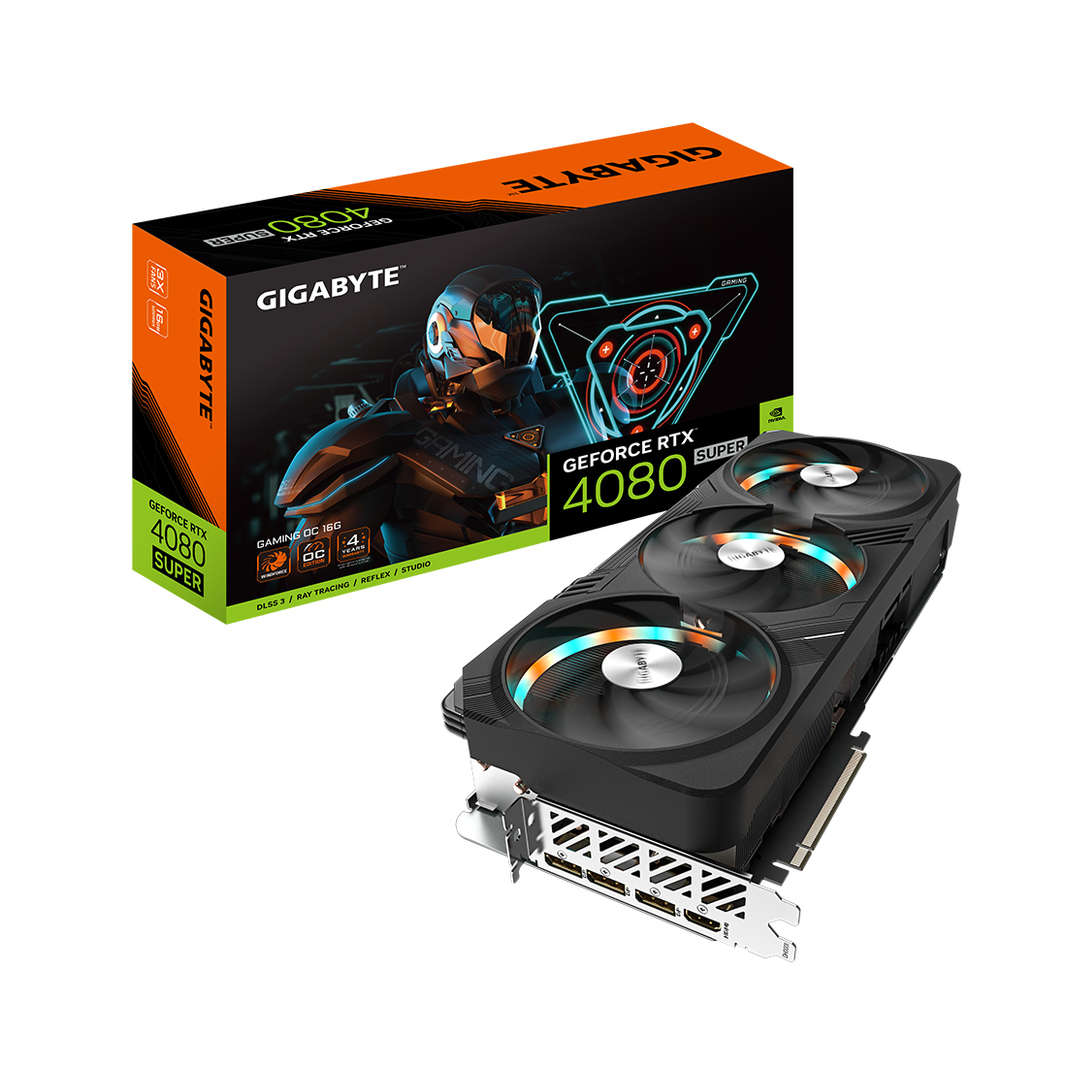 Видеокарта Gigabyte RTX4080 Super Gaming OC GV-N408SGAMING OC-16GD, 16GB