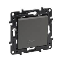 Выключатель Legrand Niloe Step 863411, стальной