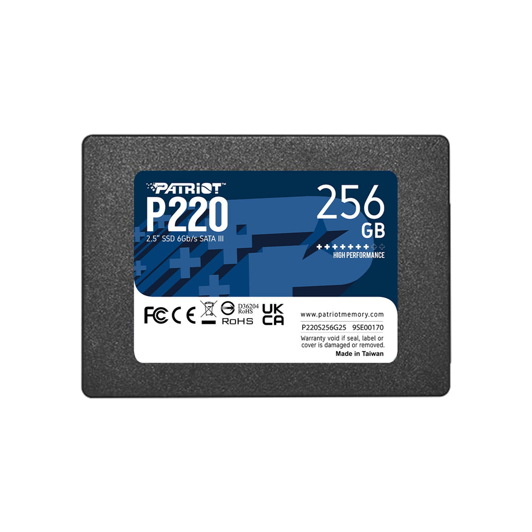 Твердотельный накопитель SSD Patriot P220 P220S256G25, 256Gb