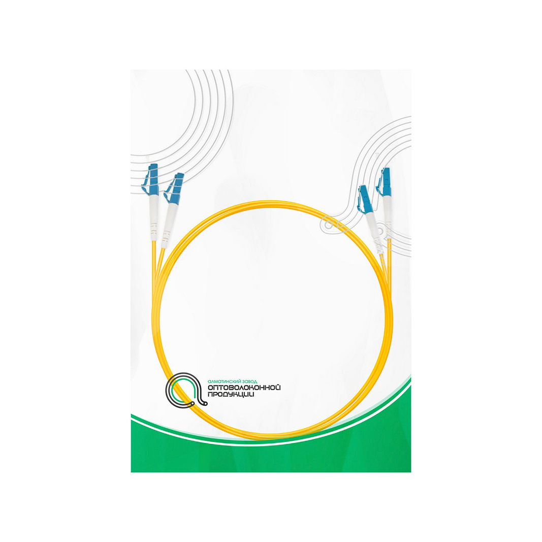 Патч-корд оптоволоконный Азоп Duplex LC/UPC-LC/UPC SM 9/125 3.0 мм, 1 м