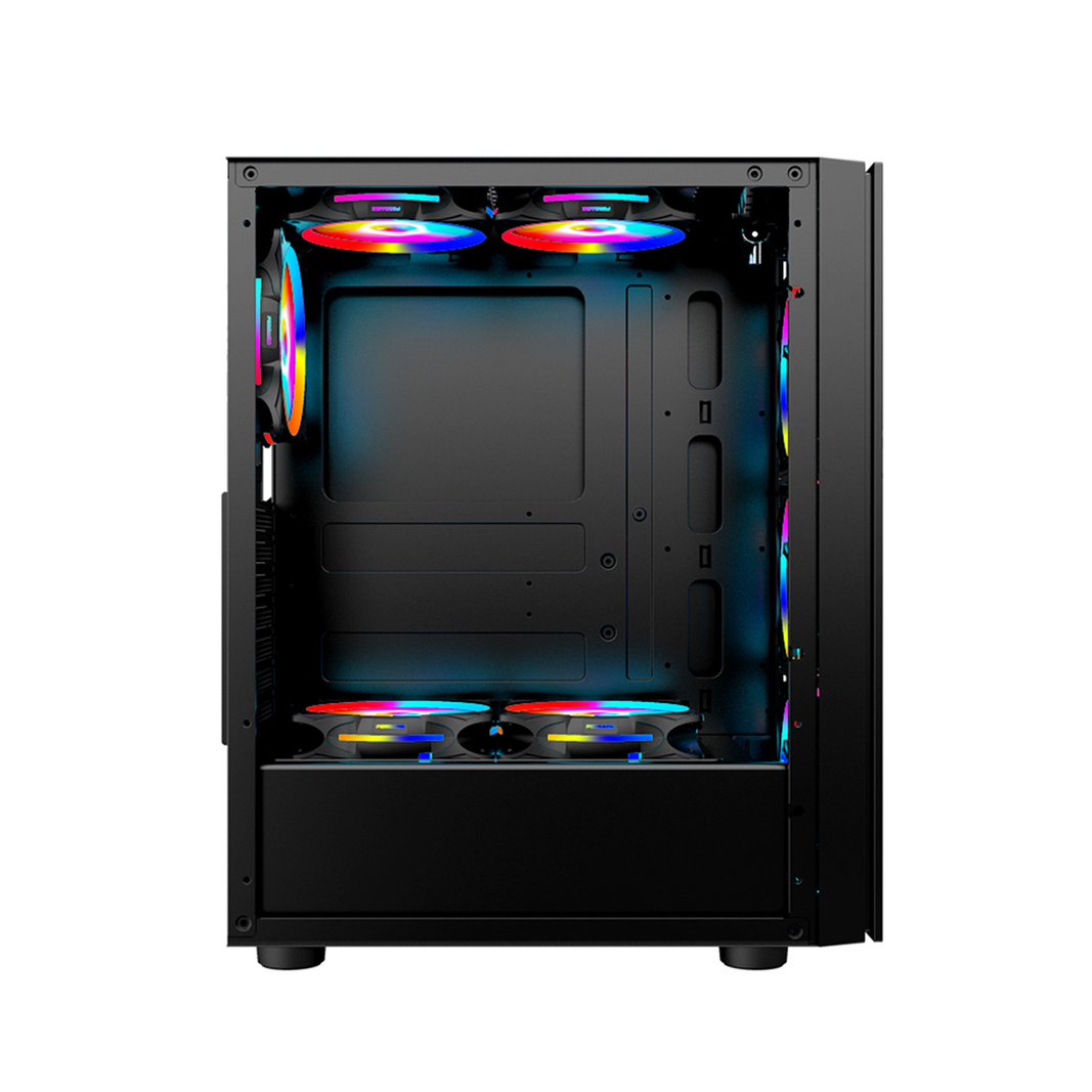 Корпус 1stPlayer SIR B7-BK-4M3C4, черный