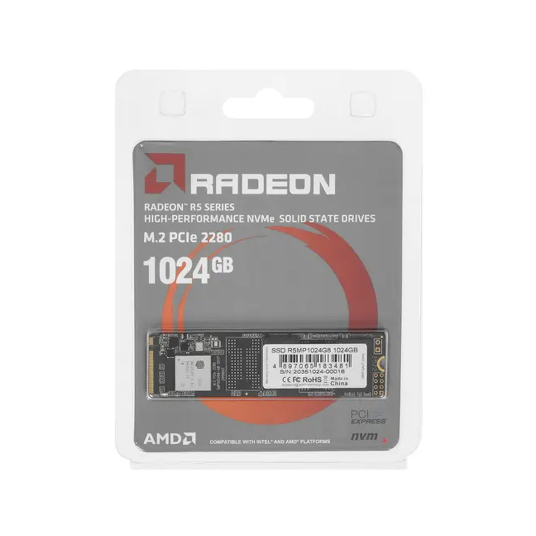 Твердотельный накопитель SSD AMD Radeon R5MP1024G8 M.2, 1024Gb