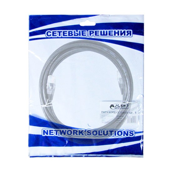 Патч-корд A&amp;P Cat.5 UTP RJ-45 APP001BK3, 3 м