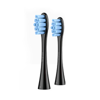 Насадка для электрической зубной щетки Oclean Standard Clean Brush Head P2S5 B02, черная, 2 шт