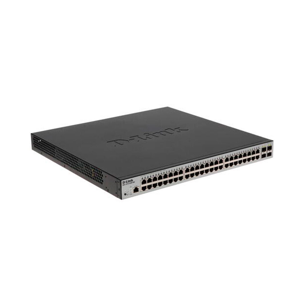 Коммутатор D-Link DGS-1210-52MP/ME/B2A, черный