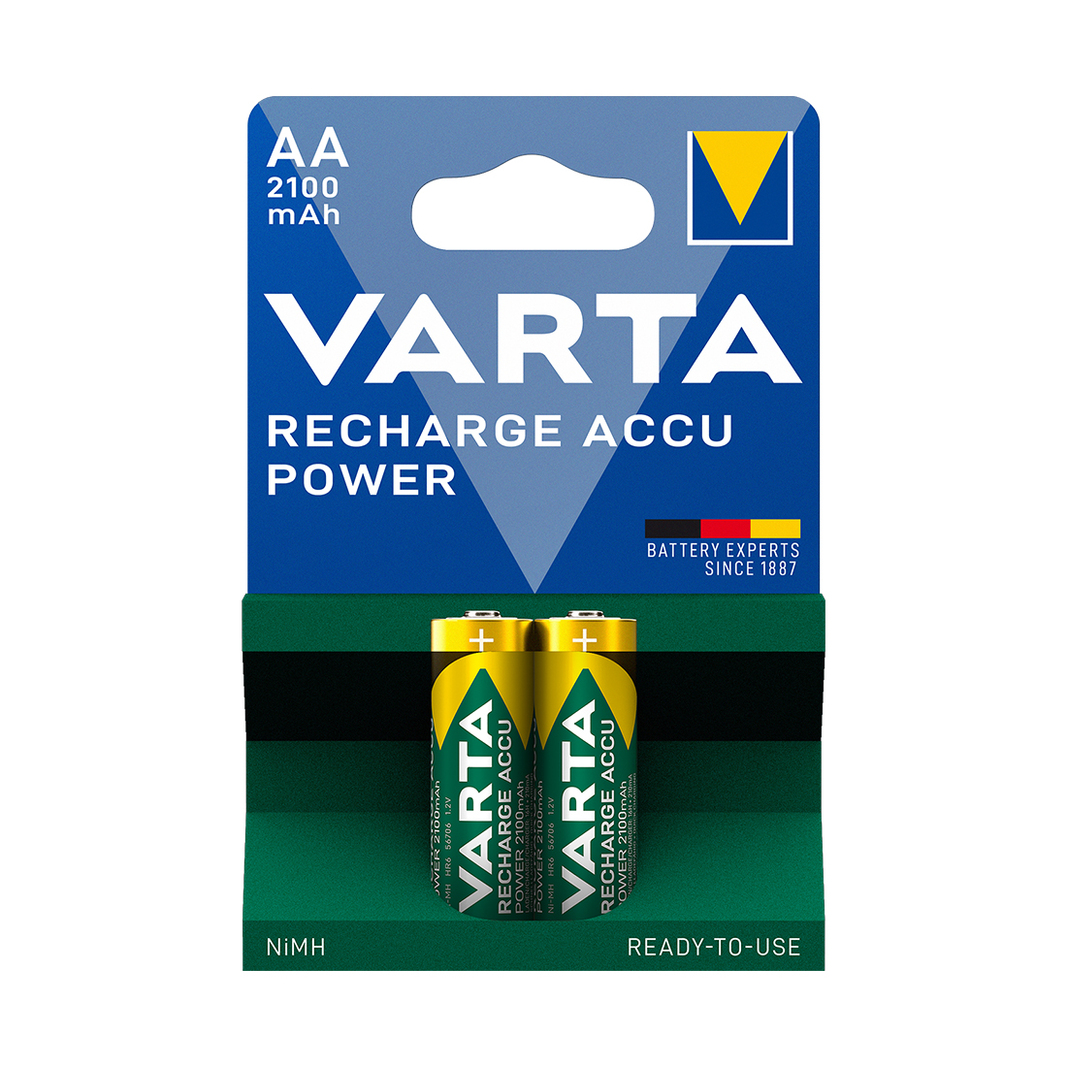 Аккумулятор Varta Mignon R2U HR6, 2 шт