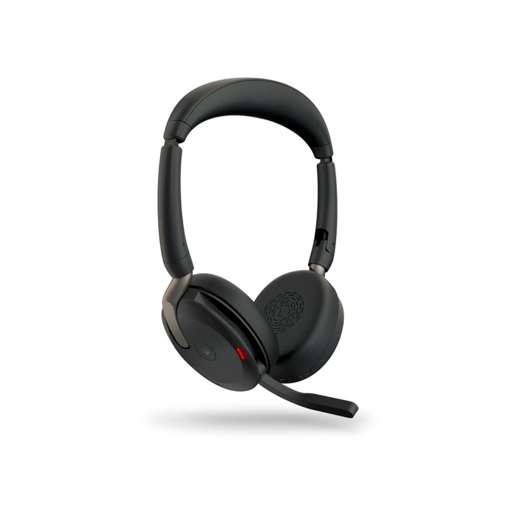 Беспроводная гарнитура Jabra Evolve2 65 Flex Link380a UC Stereo WLC, черная