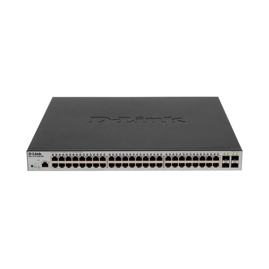 Коммутатор D-Link DGS-1210-52MP/ME/B2A, черный
