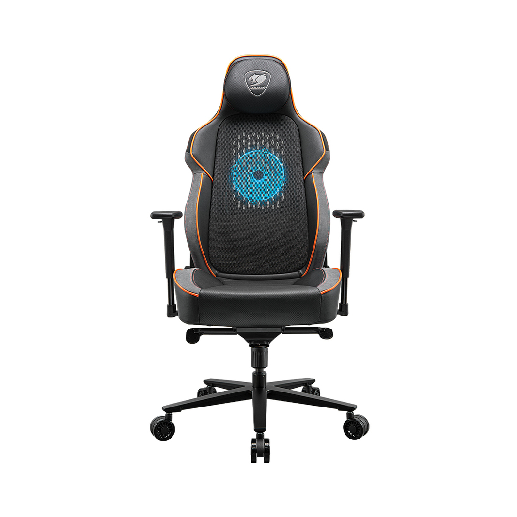 Компьютерное кресло Cougar NxSys Aero, оранжево-черное