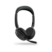 Беспроводная гарнитура Jabra Evolve2 65 Flex Link380a MS Stereo WLC, черная