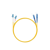 Патч-корд оптоволоконный Азоп Duplex SC/UPC-LC/UPC SM 9/125 3.0 мм, 1 м