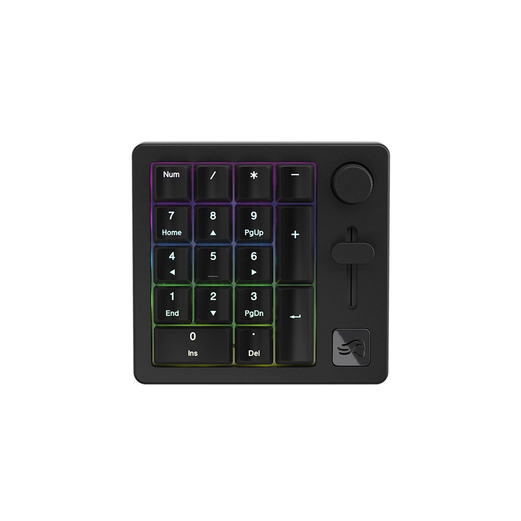 Клавиатура Glorious GMMK Numpad Pre-Built Fox Linear Switch Black, черная