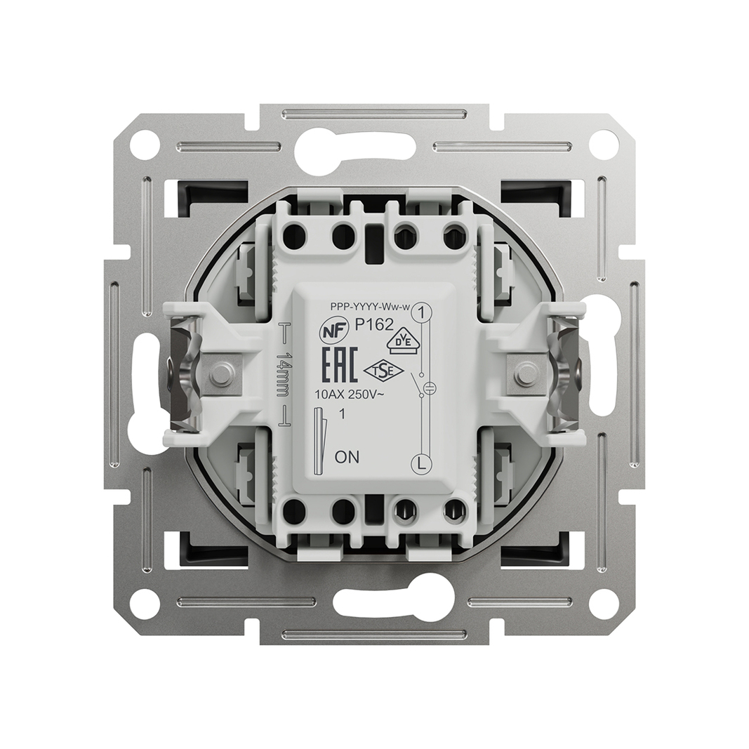 Выключатель Schneider Electric Asfora EPH1400171, антрацит