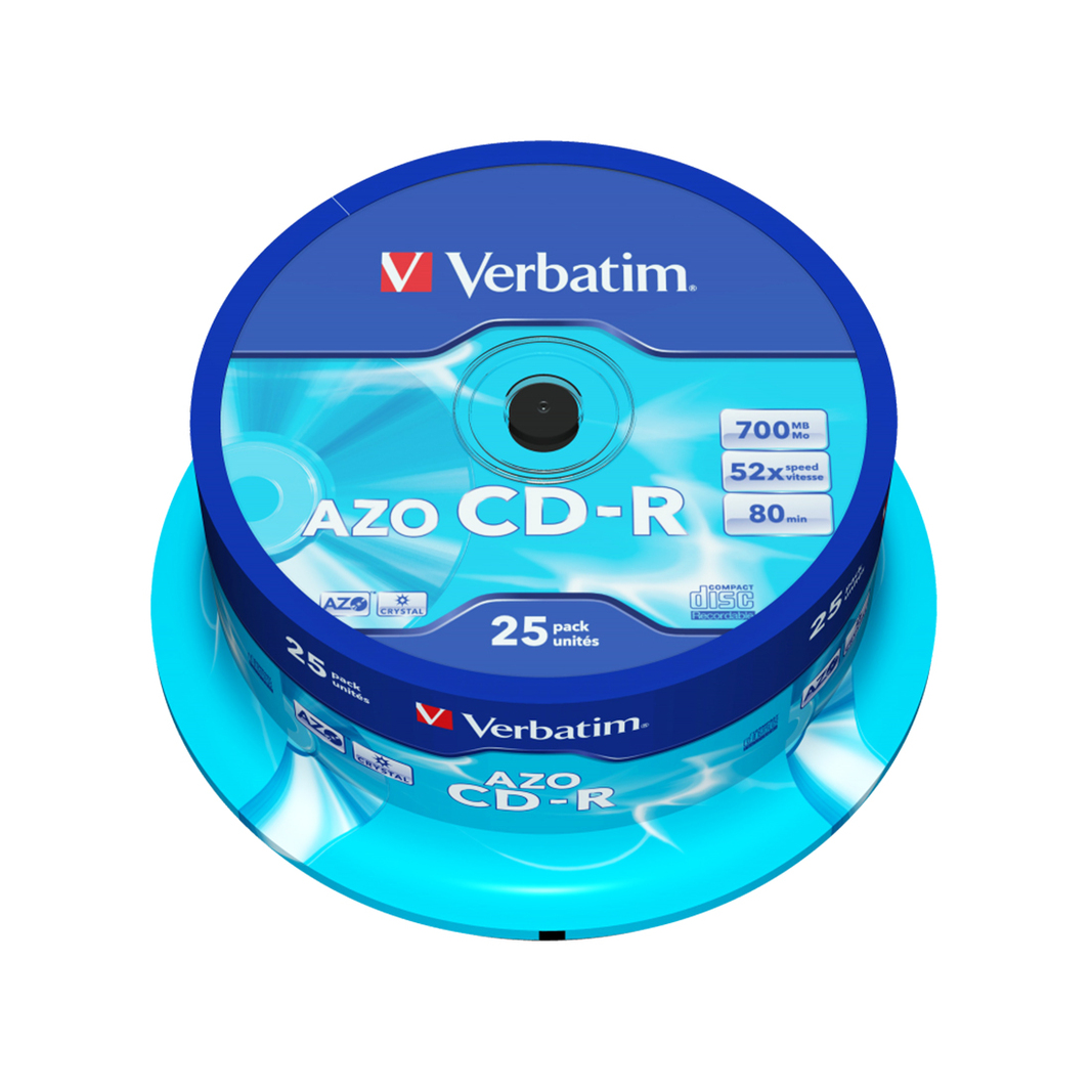 Диск Verbatim CD-R 43352 700MB, 25шт