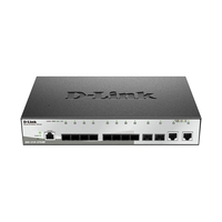 Коммутатор D-Link DGS-1210-12TS/ME/B1A, черный
