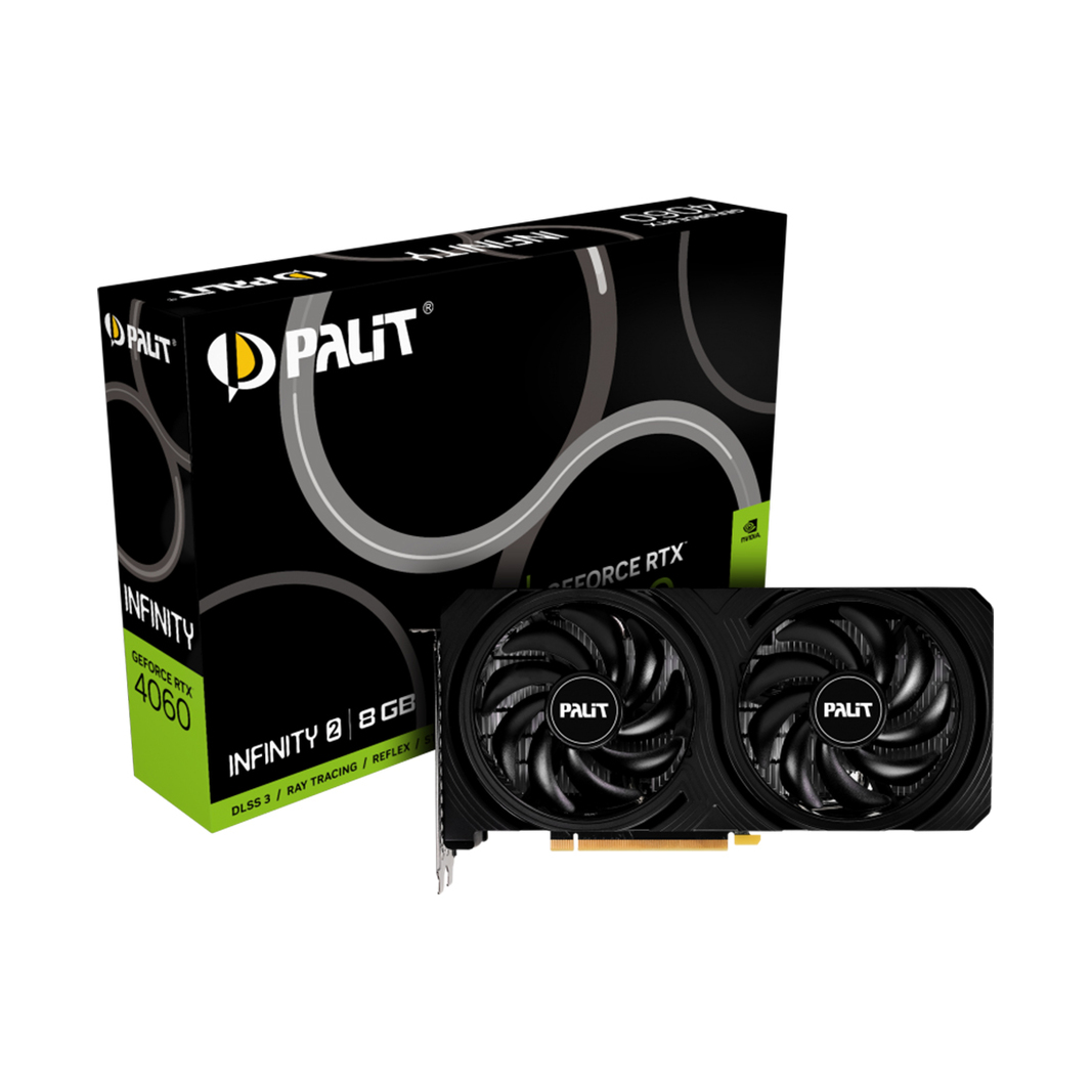 Видеокарта Palit RTX4060 Infinity 2 NE64060019P1-1070L, 8GB