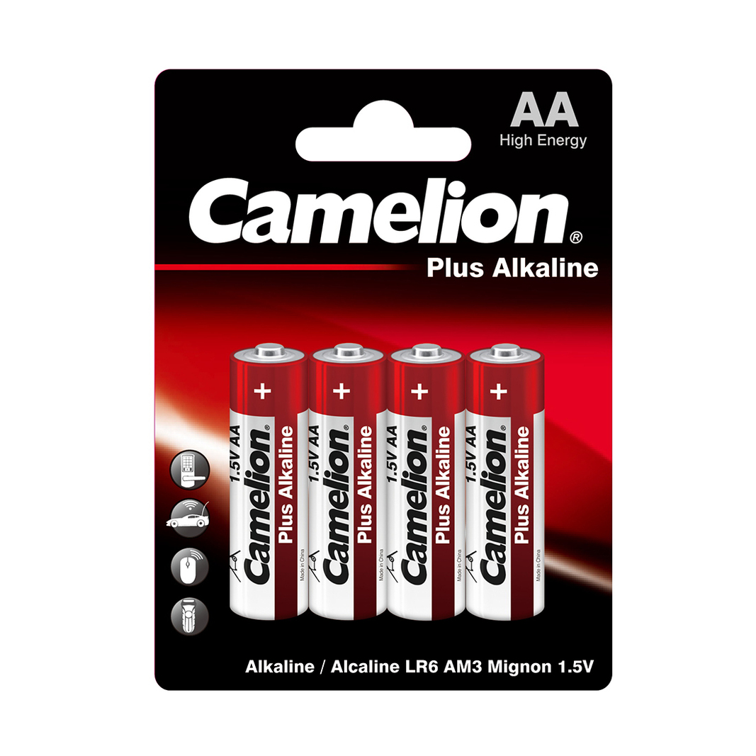 Батарейки Camelion Plus Alkaline АА LR6-BP4 4 шт