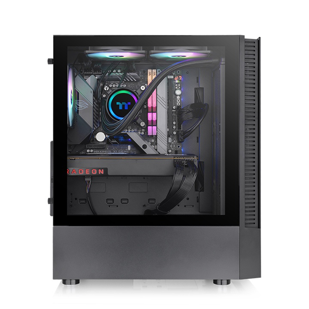 Корпус Thermaltake View 200 TG ARGB CA-1X3-00M1WN-00, черный