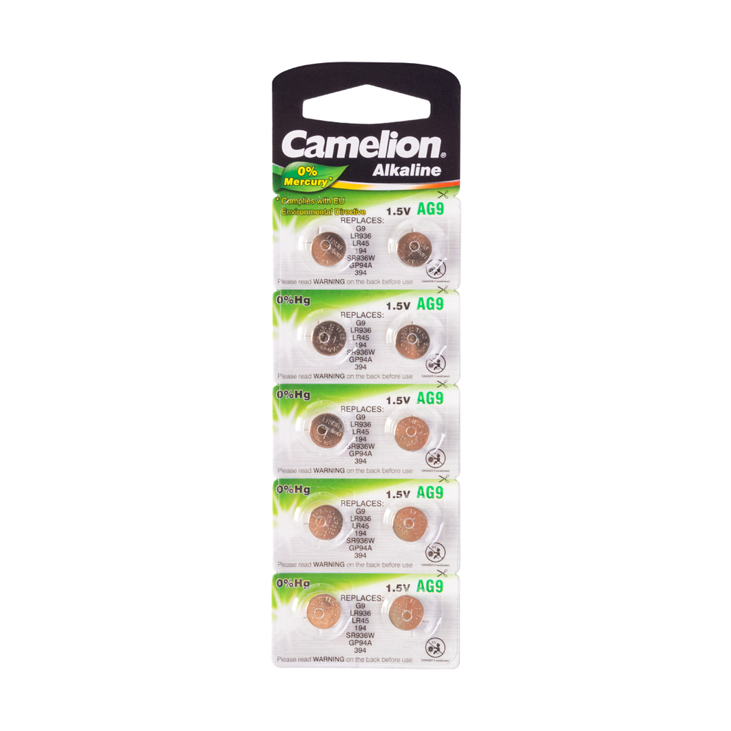 Батарейка Camelion Alkaline AG9-BP10, 10 шт