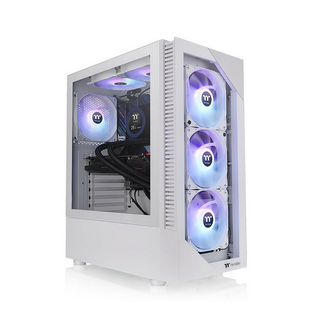 Корпус Thermaltake View 200 TG Snow ARGB, белый