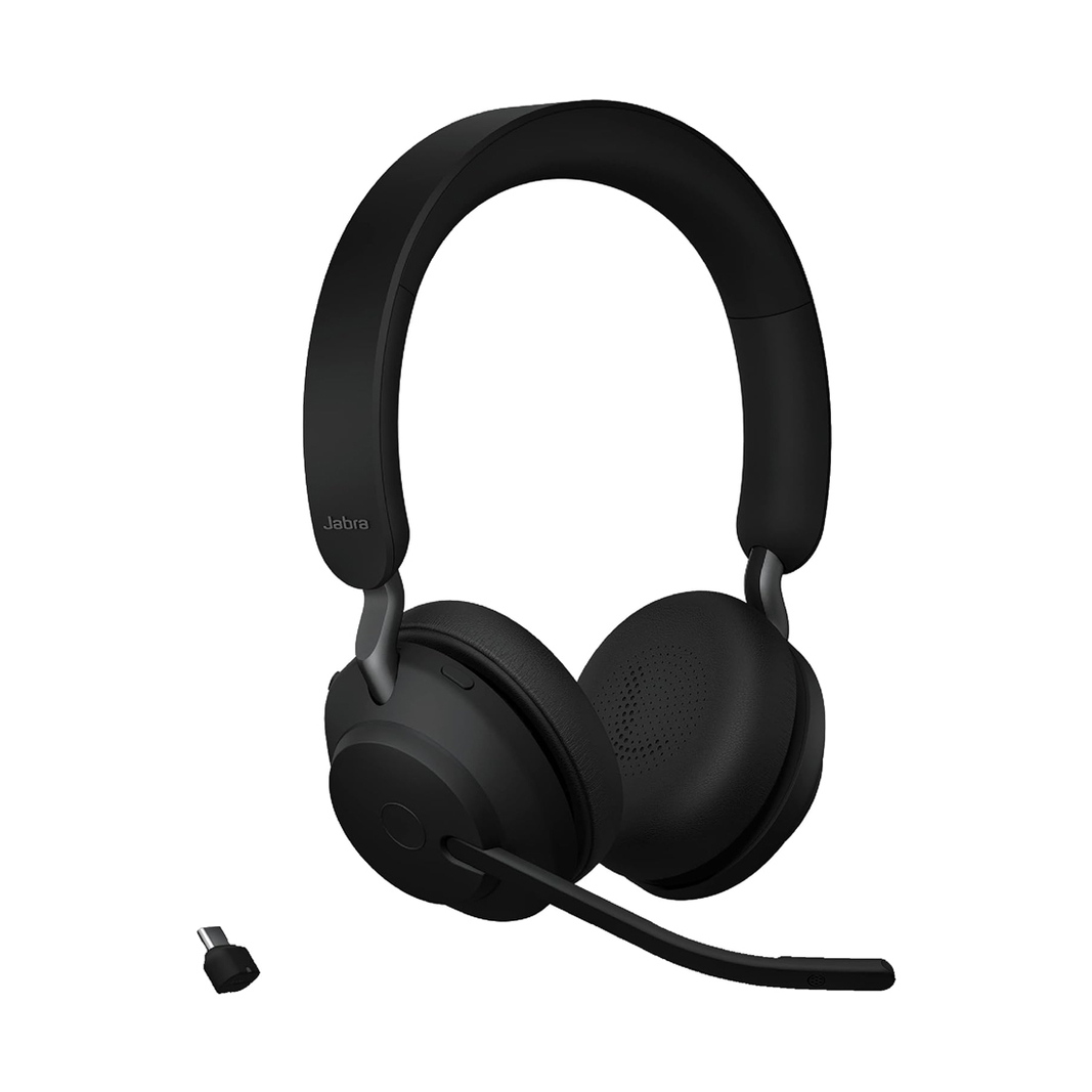 Беспроводная гарнитура Jabra Evolve2 65 Link380c MS Stereo, черная