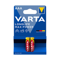 Батарейка Varta Longlife Power Max Micro 1.5V - LR03/ AAA, 2 шт
