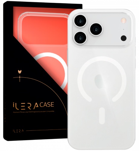 Чехол iLera для Apple iPhone 17 Pro Max прозрачный