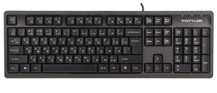 Клавиатура A4Tech Fstyler FK12 черный
