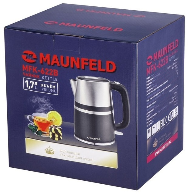 Электрочайник MAUNFELD MFK-622B черный