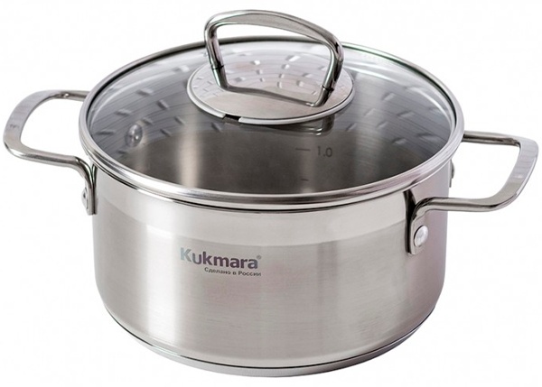 Kukmara кастрюля ORN-CA2518G алюминий 2.5 л
