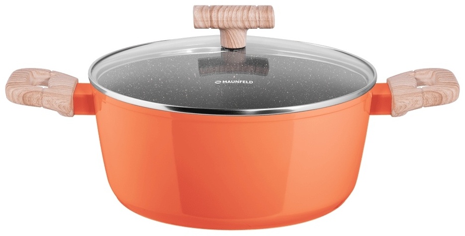 MAUNFELD кастрюля MCS41FA06CL алюминий 4.1 л