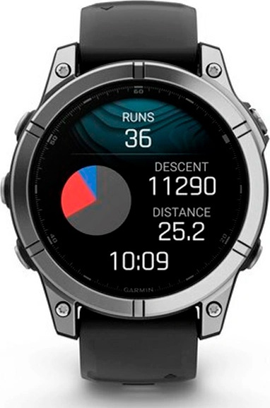 Garmin Fenix E 47 мм черный-серый