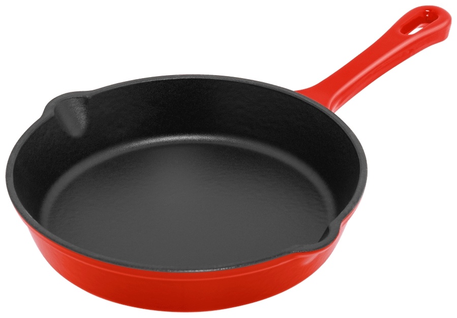 Сковорода универсальная MAUNFELD MFP24CE16R 24, чугун