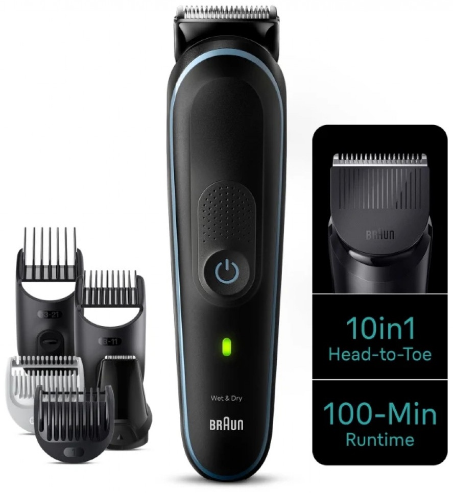 Braun триммер для бороды и усов, для носа, для ушей MGK5445