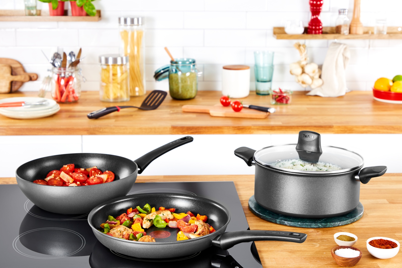Сковорода универсальная Tefal Easy Chef G2700423 24, алюминий