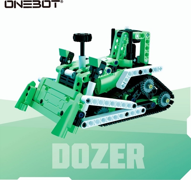 Конструктор ONEBOT Mini Engineering Bulldozer OBQXTC95AIQI, деталей 339 шт, мультиколор