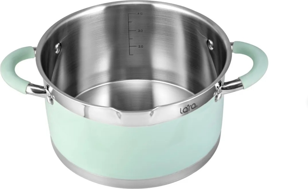 LARA кастрюля LR02-541 нержавеющая сталь 2.4