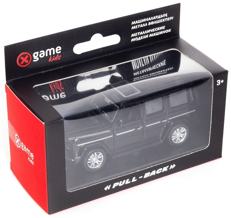Металлическая машинка X-GAME 63000B, черная
