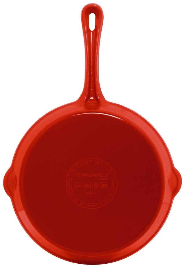 Сковорода универсальная MAUNFELD MFP24CE16R 24, чугун