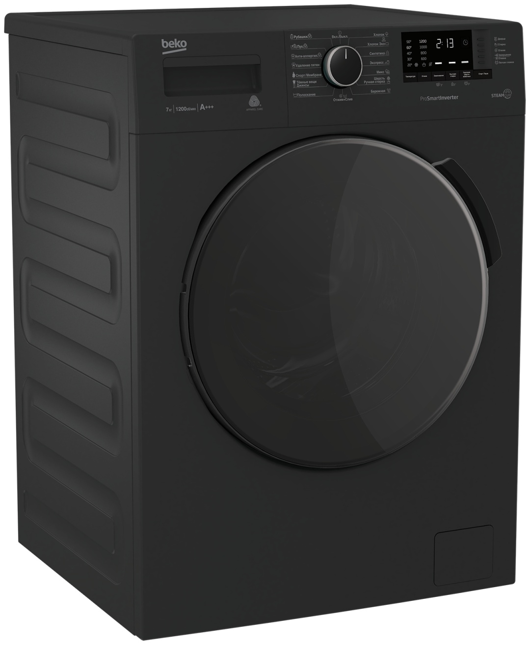 BEKO WSPE7612A черный