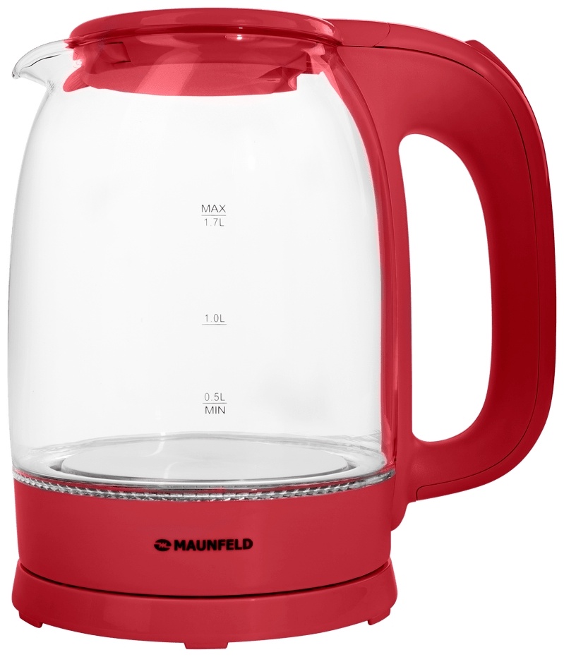 Электрочайник MAUNFELD MGK-613CH красный