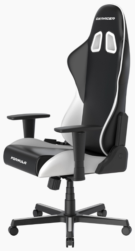 Игровое кресло DXRacer GC/XLFR23LTA/NW, черный, белый